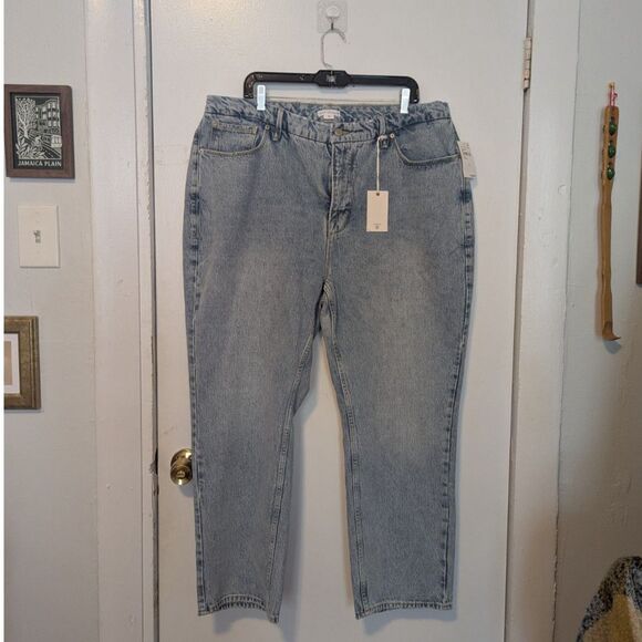 Good American Good 90s Duster Blue951 Size 16 NWT - Picture 3 of 8